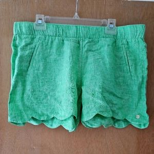 Lilly Pulitzer Linen XL Shorts NWT